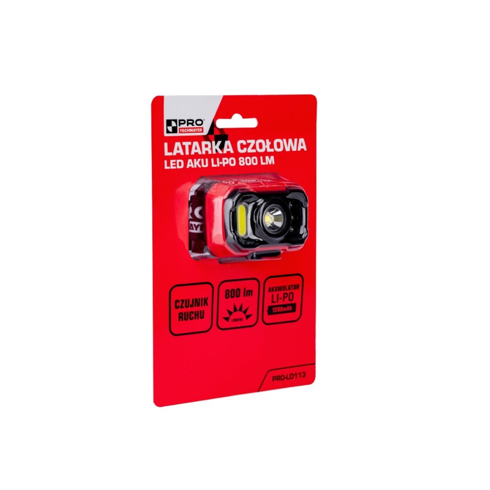 PRO LATARKA CZOŁOWA LED 800Lm PRO-LD113