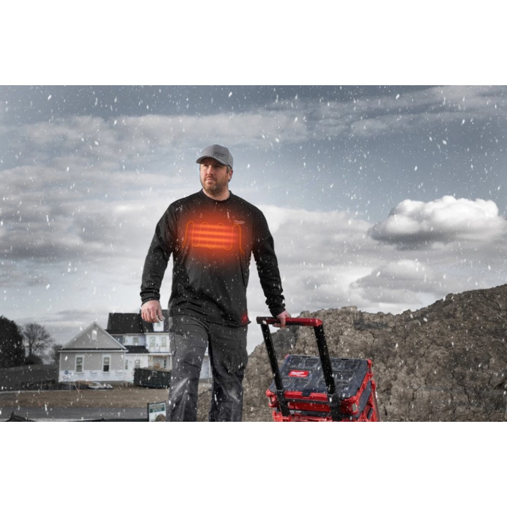 MILWAUKEE PODGRZEWANA KOSZULKA BLUZKA WORKSIN Z USB L4 HBLB-302