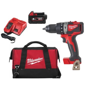 MILWAUKEE ZESTAW WIERTARKO-WKRĘTARKA M18 BLPD2-501B