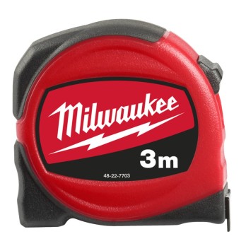 MILWAUKEE TAŚMA MIERNICZA 3M /16MM MIARA ZWIJANA SLIM