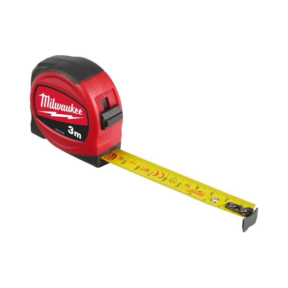 MILWAUKEE TAŚMA MIERNICZA 3M /16MM MIARA ZWIJANA SLIM