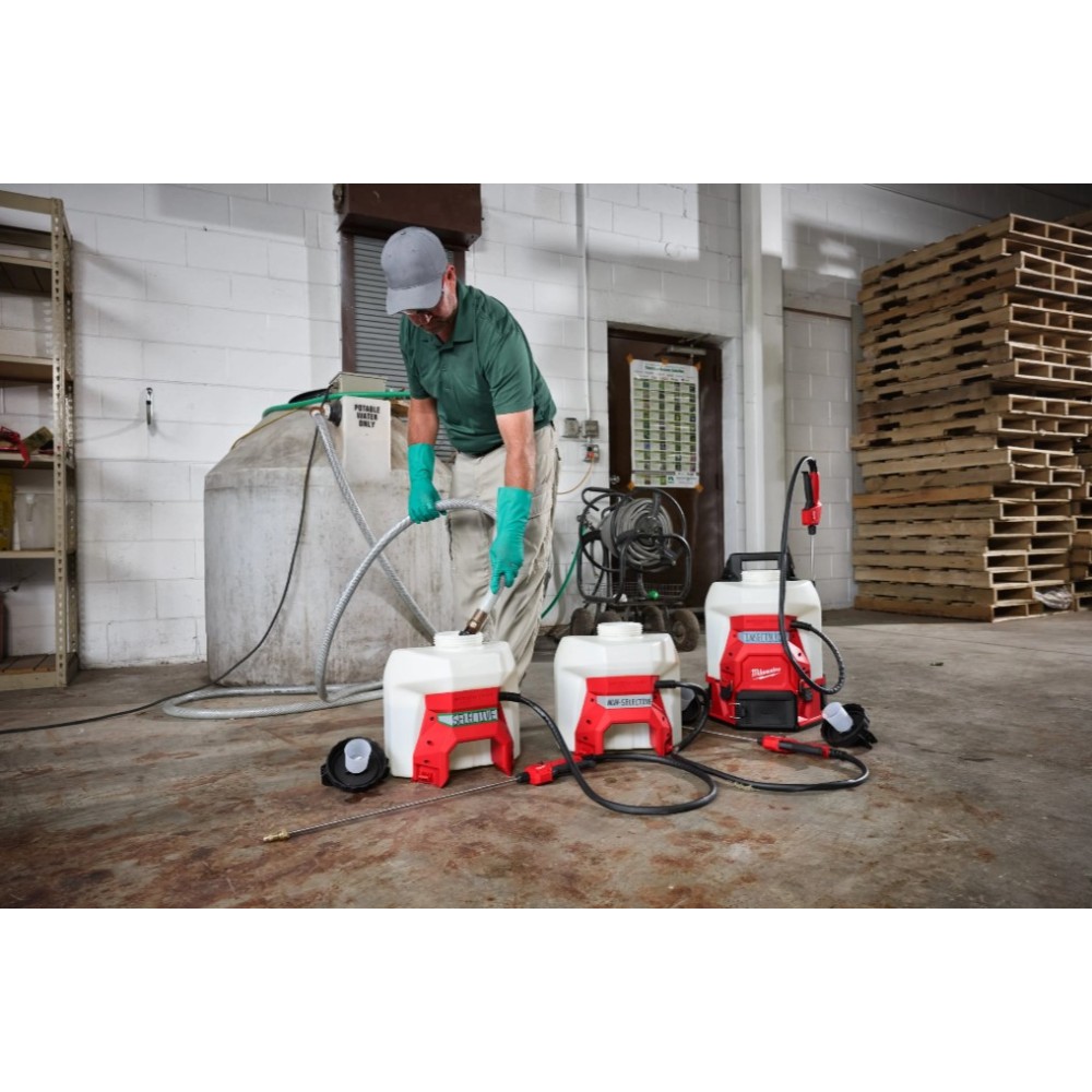 MILWAUKEE PLECAKOWY OPRYSKIWACZ CIŚNIENIOWY BAZA I ZBIORNIK NA CHEMIĘ NOWA GENERACJA M18 BBPFP2-CST