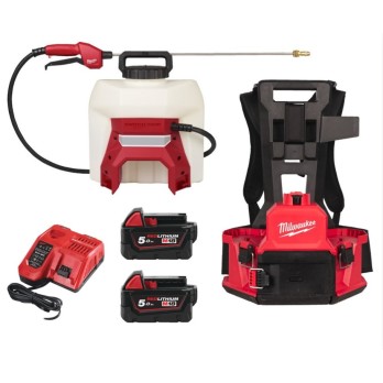 MILWAUKEE PLECAKOWY OPRYSKIWACZ CIŚNIENIOWY BAZA I ZBIORNIK NA CHEMIĘ NOWA GENERACJA M18 BBPFP2-CST