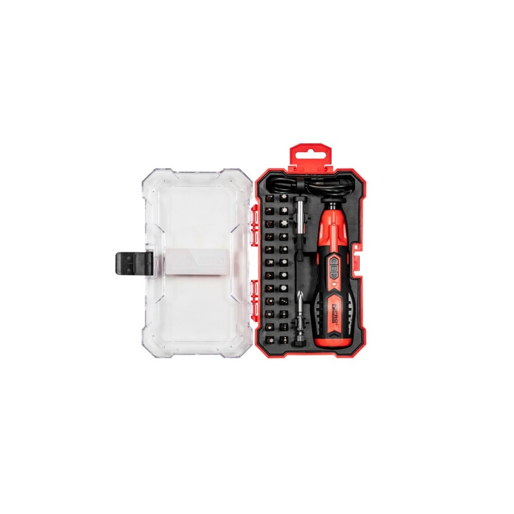 PRO WKRĘTAK AKUMULATOROWY 2,5 NM Z BITAMI, ZESTAW 28 SZT. PRO-PT011 promocja