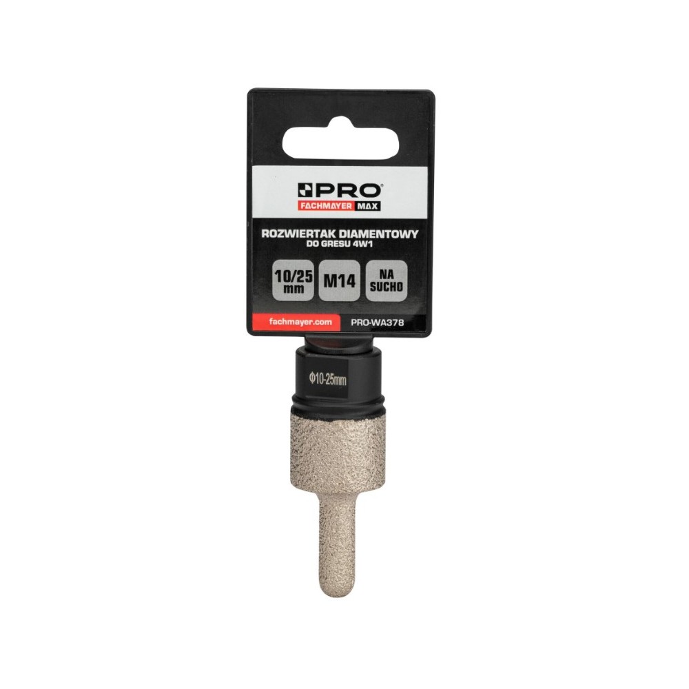 PRO ROZWIERTAK DIAMENTOWY DO GRESU 4 W 1, M14, 10-25MM PRO-WA378