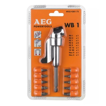 AEG NASADKA KĄTOWA Z BITAMI- 10 ELEMENTÓW WB-1