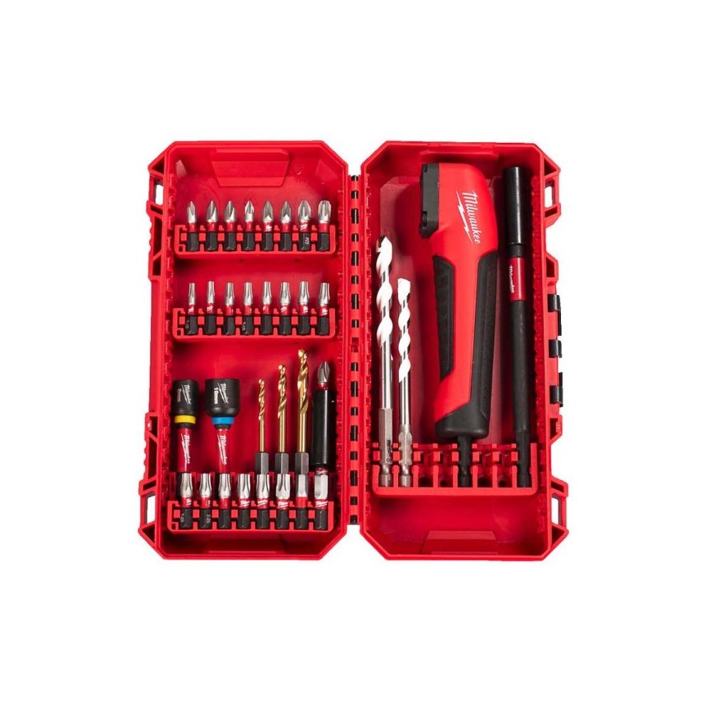 MILWAUKEE ZESTAW BITÓW UDAROWYCH TERMOS TORBA PREZENT NA ŚWIĘTA