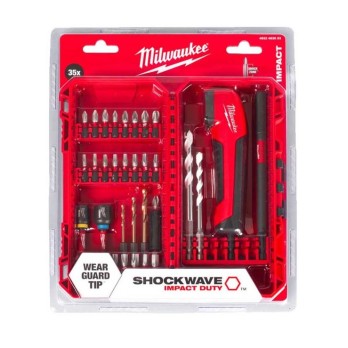 MILWAUKEE ZESTAW BITÓW UDAROWYCH TERMOS TORBA PREZENT NA ŚWIĘTA