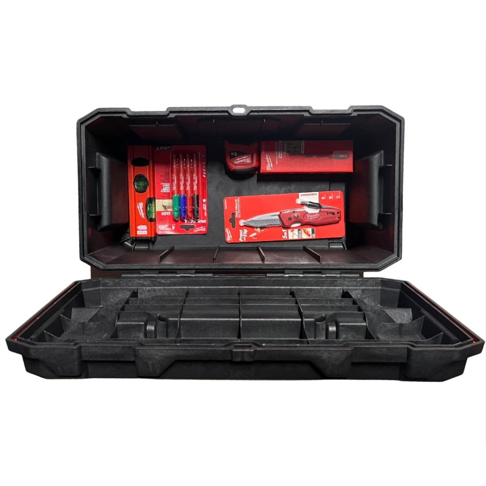 MILWAUKEE ZESTAW ŚWIĄTECZNY 2025 SKRZYNIA NARZĘDZIA RĘCZNE- 7 ELEMENTÓW