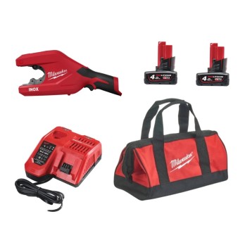 MILWAUKEE RAPTOR M12 PCSS54-602B OBCINAK DO RUR ZE STALI NIERDZEWNEJ ZESTAW W TORBIE