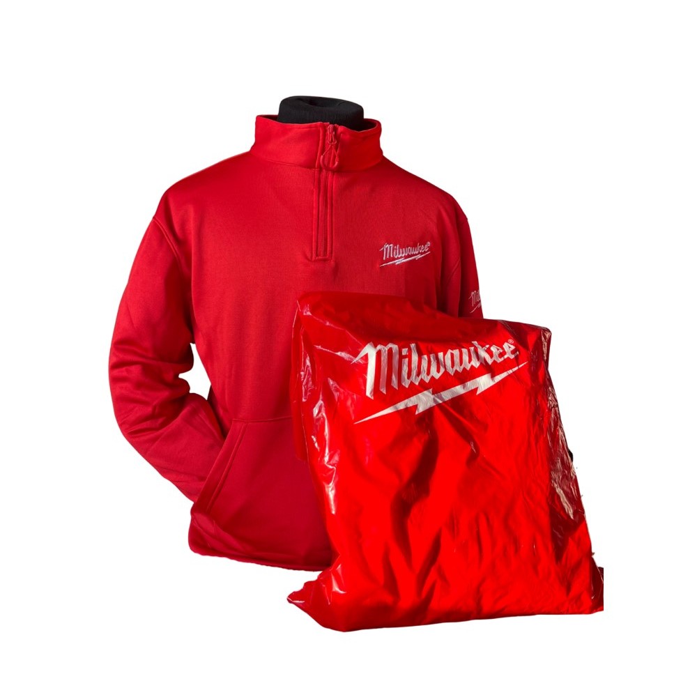 MILWAUKEE BLUZA CZERWONA Z WYSZYWANYM LOGO GADŻET