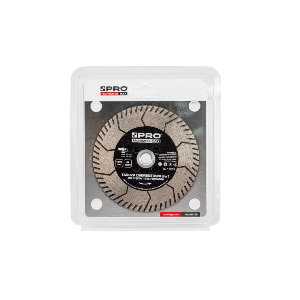 PRO TARCZA DIAMENTOWA DO CIĘCIA I SZLIFOWANIA 125x2,2MM