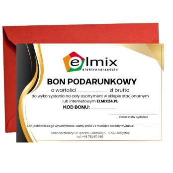 BON PODARUNKOWY NA ZAKUPY W NASZYM SKLEPIE