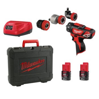 MILWAUKEE M12 BDDXKIT-202C WIERTARKO-WKRĘTARKA 12V