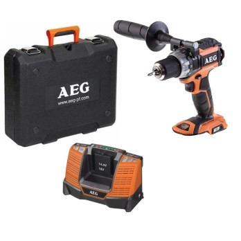 AEG ZESTAW WIERTARKO-WKRĘTARKA BEZSZCZOTKOWA BS18CBLLI-0C AKUMULATOR ŁADOWARKA WALIZKA 2019r.