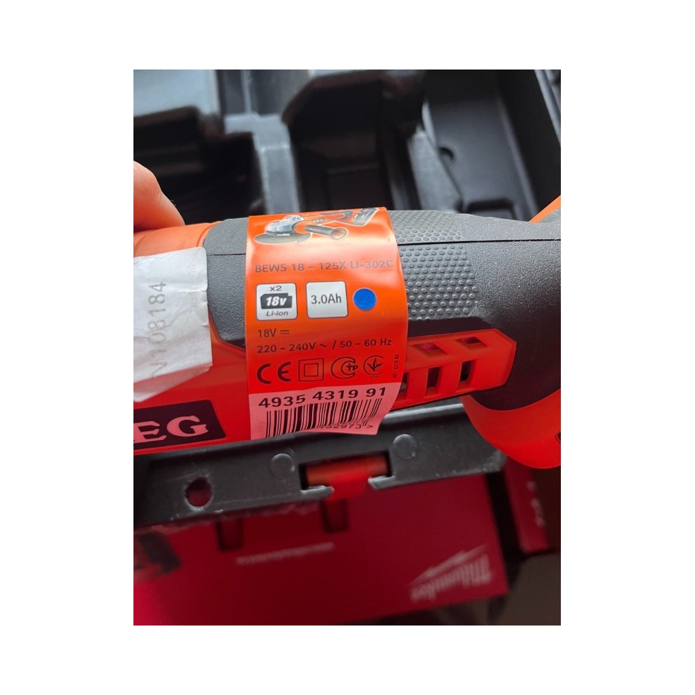 AEG SZLIFIERKA KĄTOWA BEWS18-125X 2015r.