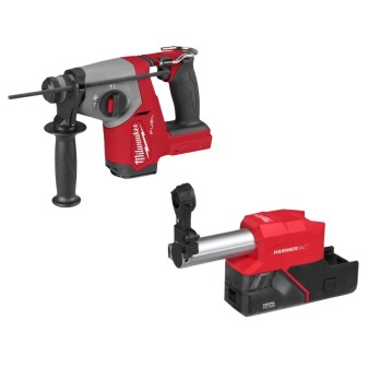 MILWAUKEE ZESTAW ODSYSACZ PYŁU M18 FDDEC-0 MŁOTOWIERTARKA M18FHAC16