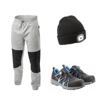 HOGERT TECHNIK ZESTAW SPODNIE XL, BUTY 43, CZAPKA