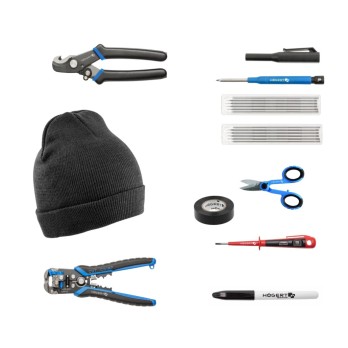 HOGERT TECHNIK ZESTAW NARZĘDZI RĘCZNYCH DLA ELEKTRYKA