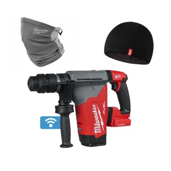 MILWAUKEE ZESTAW MŁOTOWIERTARKA M18 ONEFHPX-0 SDS-PLUS Z KOMINEM NGFMP I CZAPKĄ BNI