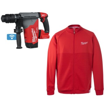 MILWAUKEE ZESTAW MŁOTOWIERTARKA M18 ONEFHPX-0 SDS-PLUS I BLUZA Z WYSZYWANYM LOGO