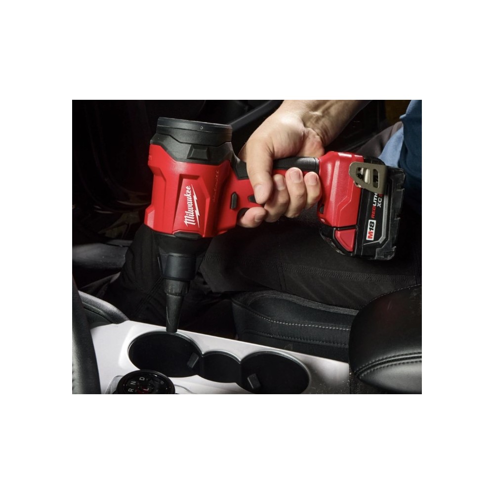 MILWAUKEE ZESTAW KOMPAKTOWA DMUCHAWA M18 BLHSB 800KM/H RĘKAWICE ZIMOWE M, OKULARY