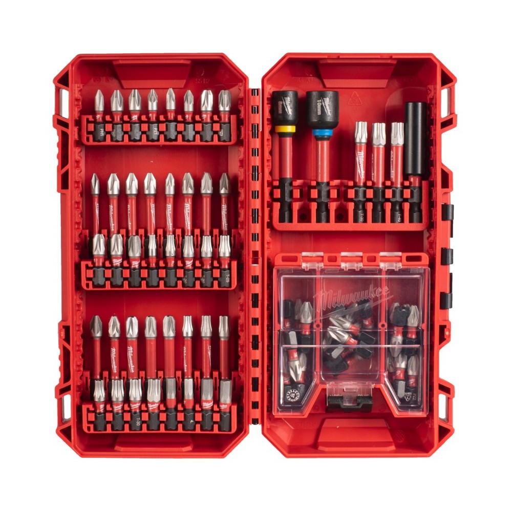 MILWAUKEE ZESTAW BITY NASADKI WIERTŁA 70 SZT.