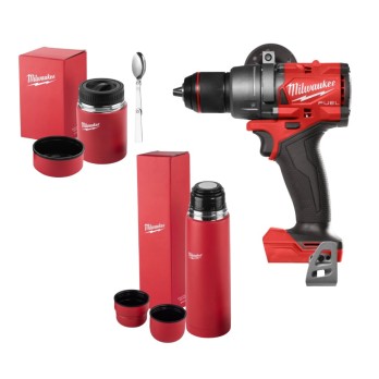 MILWAUKEE WIERTARKO WKRĘTARKA UDAROWA M18 FPD3-0 Z ZESTAWEM TERMOSÓW