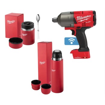 MILWAUKEE M18 ONEFHIWF34-0 KLUCZ UDAROWY 3/4" ONE-KEY W ZESTAWIE Z TERMOSAMI