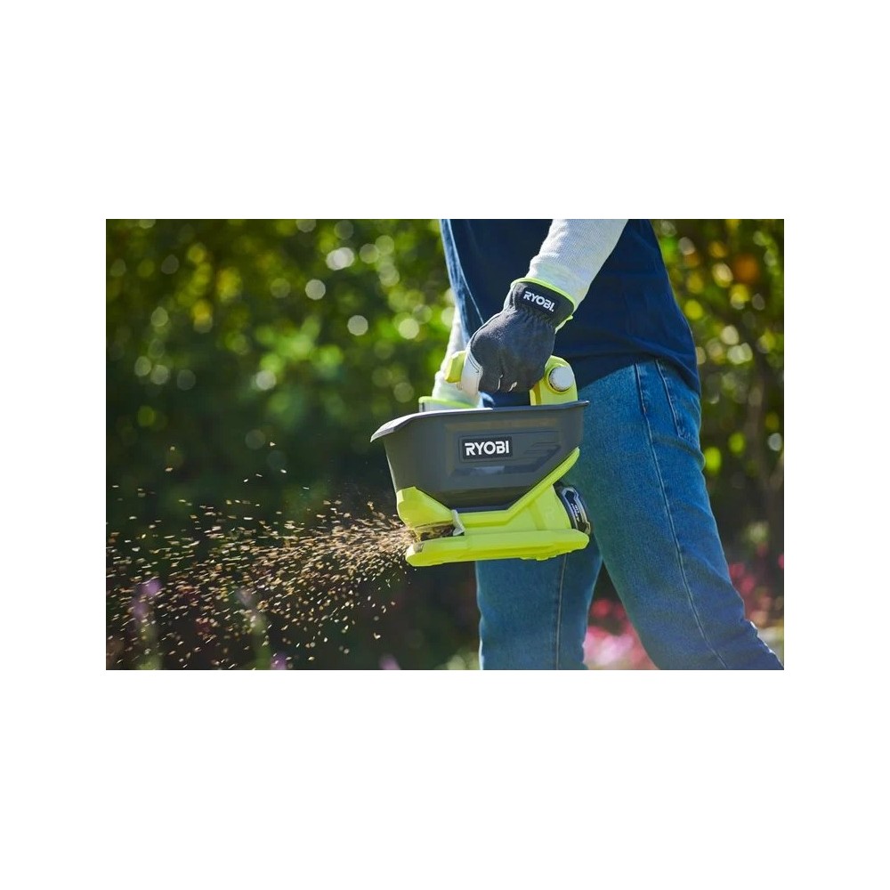 RYOBI SIEWNIK OGRODOWY DO NASION, NAWOZÓW I SOLI DROGOWEJ OSS1800