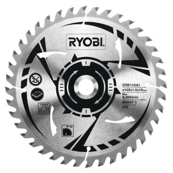 RYOBI TARCZA DO DREWNA 165MM CSB165A1 40 ZĘBÓW
