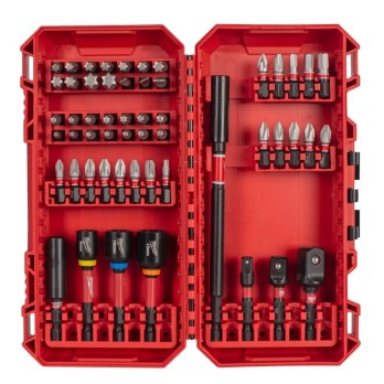 MILWAUKEE ZESTAW BITÓW NASADEK I ADAPTERÓW- 54 SZT.