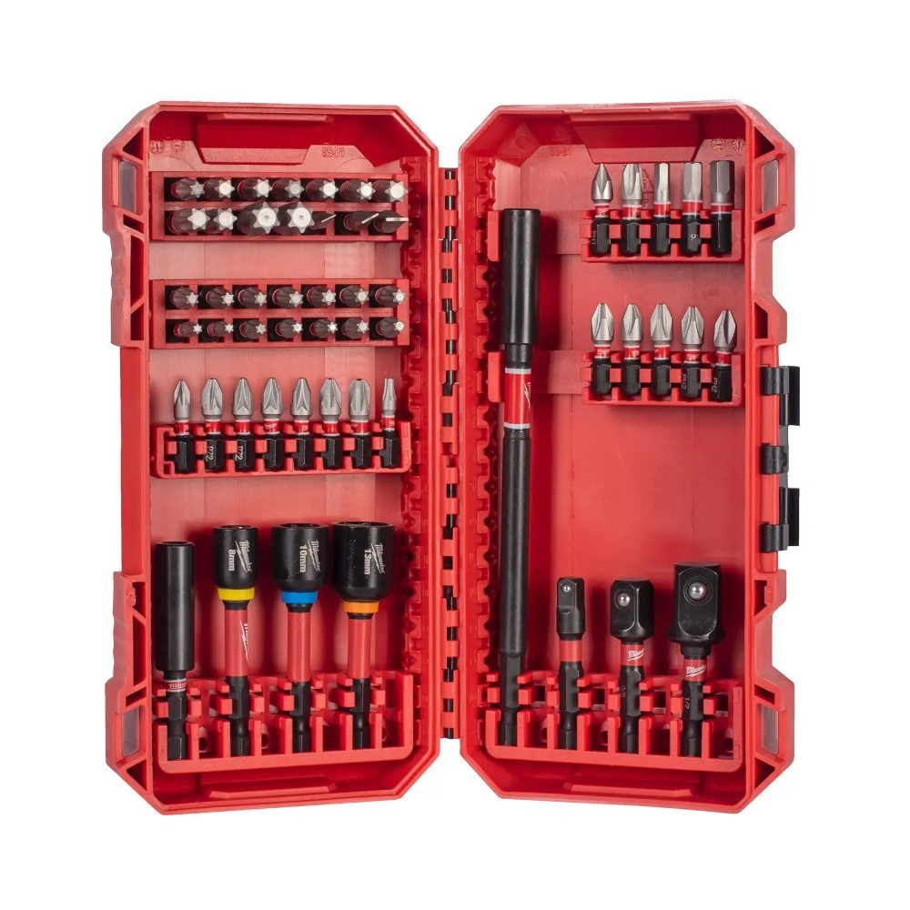 MILWAUKEE ZESTAW BITÓW NASADEK I ADAPTERÓW- 54 SZT.