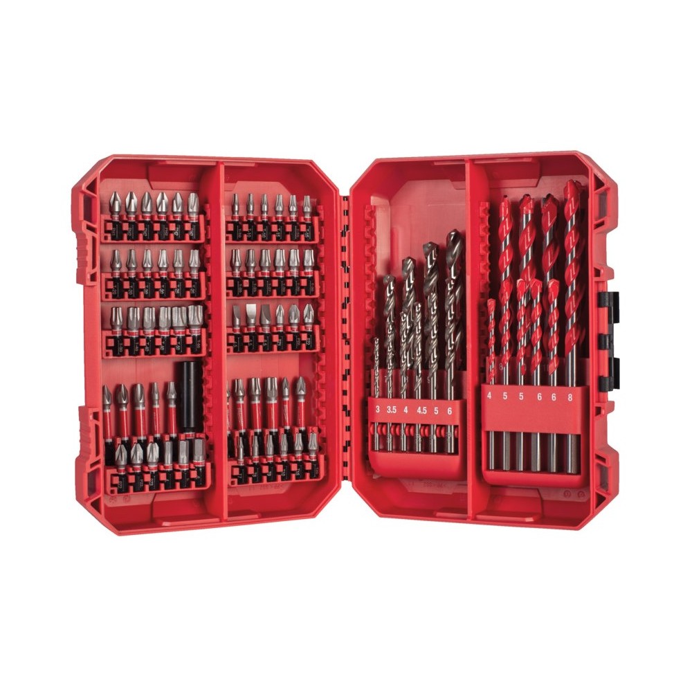 MILWAUKEE ZESTAW BITÓW I WIERTEŁ UDAROWYCH- 80 SZT.