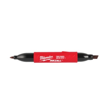 MILWAUKEE CZARNY MARKER Z PODWÓJNĄ KOŃCÓWKĄ