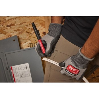 MILWAUKEE CZARNY MARKER Z PODWÓJNĄ KOŃCÓWKĄ