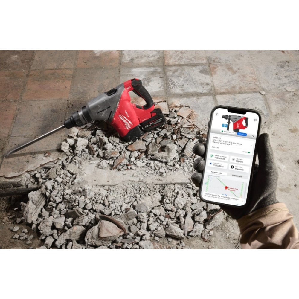 MILWAUKEE MŁOT WIERCĄCO-KUJĄCY 15.2J SDS-MAX Z ONE-KEY M18 FHACO745-122C