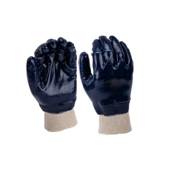 RĘKAWICE OCHRONNE OLEJOODPORNE BAWEŁNA NITRYL- ROZMIAR 10/XL