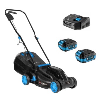 HOGERT TECHNIK ZESTAW KOSIARKA AKUMULATOROWA 32CM 18V HT2E287-0LM18V32  AKUMULATORY, ŁADOWARKA