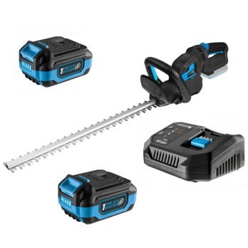 HOGERT TECHNIK ZESTAW NOŻYCE DO ŻYWOPŁOTU HT2E292-0HT AKUMULATORY, ŁADOWARKA