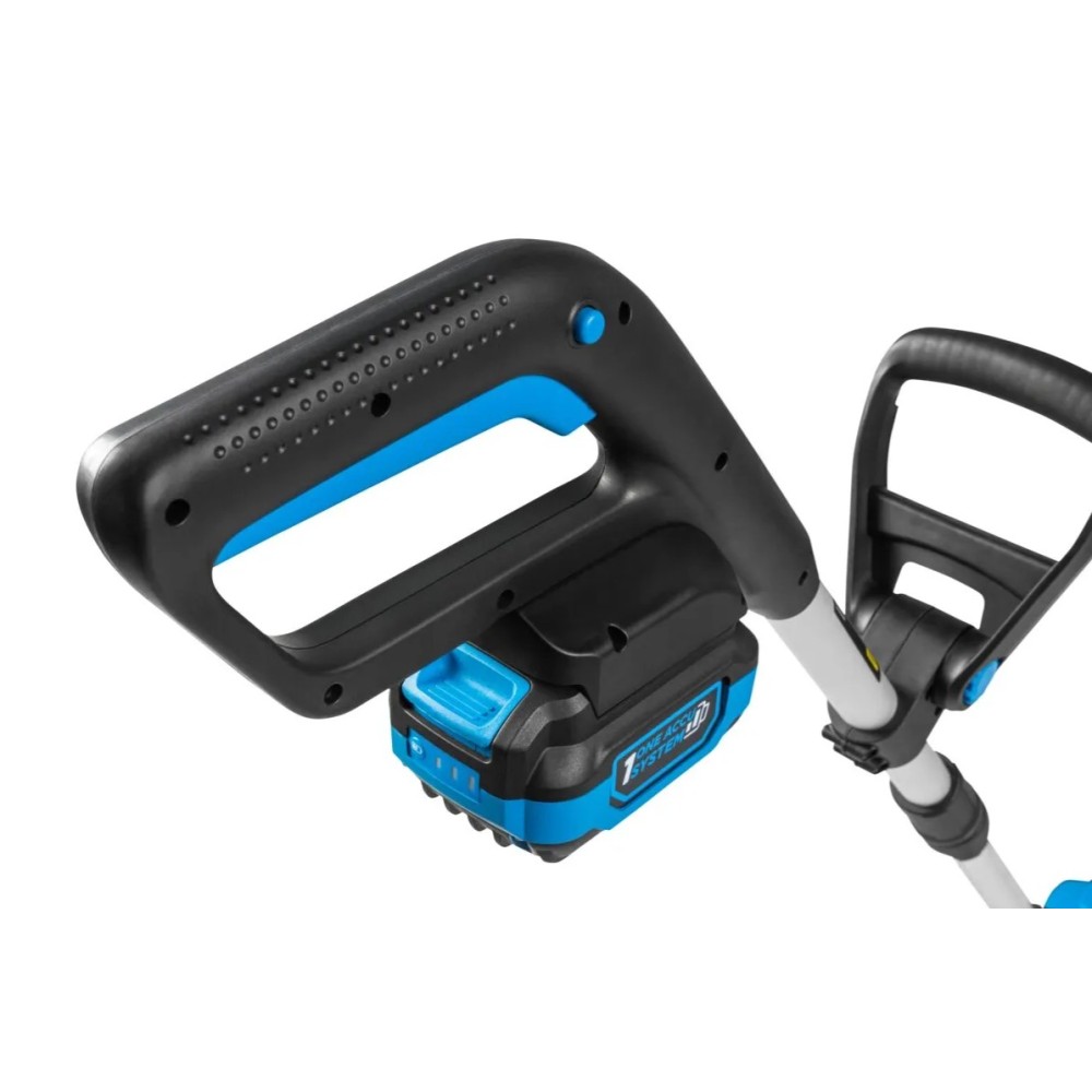 HOGERT TECHNIK ZESTAW PODKASZARKA DO TRAWY HT2E295-0GT, AKUMULATORY, ŁADOWARKA