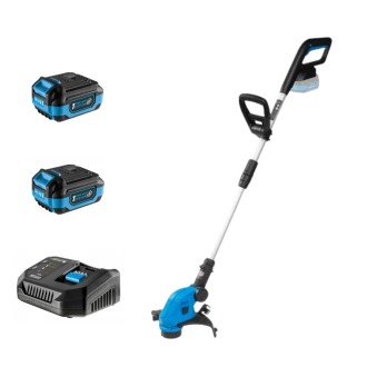 HOGERT TECHNIK ZESTAW PODKASZARKA DO TRAWY HT2E295-0GT, AKUMULATORY, ŁADOWARKA