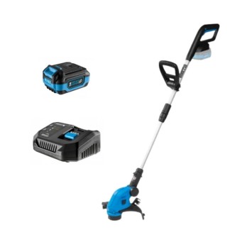 HOGERT TECHNIK ZESTAW PODKASZARKA DO TRAWY HT2E295-0GT, AKUMULATOR, ŁADOWARKA