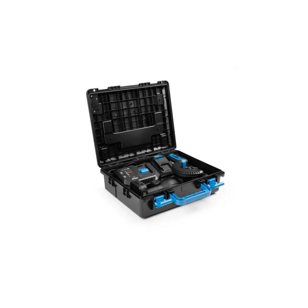 HOGERT TECHNIK ZESTAW SZLIFIERKA KĄTOWA Z REGULACJĄ 125MM 18V HT2E282-B24AG