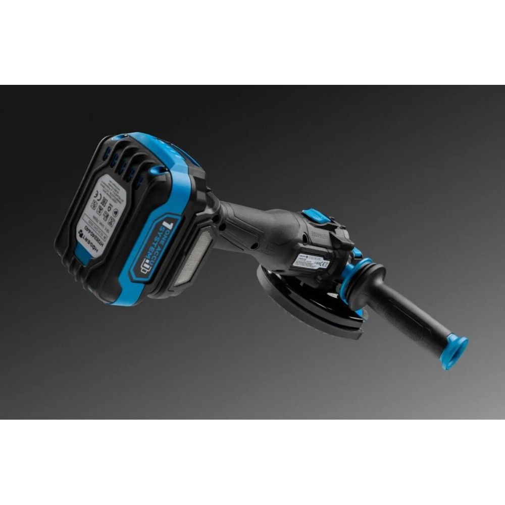 HOGERT TECHNIK ZESTAW SZLIFIERKA KĄTOWA Z REGULACJĄ 125MM 18V HT2E282-B24AG