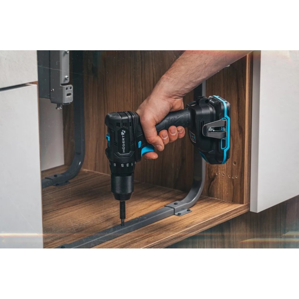 HOGERT TECHNIK ZESTAW WIERTARKO-WKRĘTARKA 40Nm HT2E265-B22DD