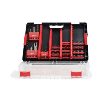 MILWAUKEE ZESTAW WERTEŁ I BITÓW W WALIZCE- 100 ELEMENTÓW