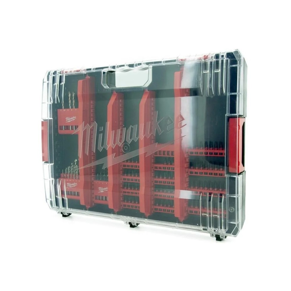 MILWAUKEE ZESTAW WERTEŁ I BITÓW W WALIZCE- 100 ELEMENTÓW