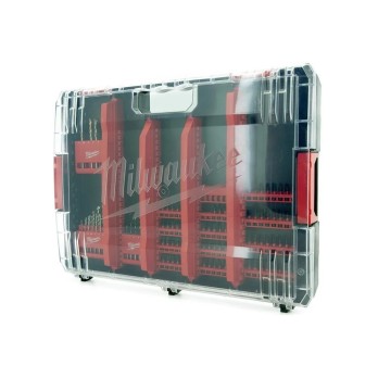 MILWAUKEE ZESTAW WERTEŁ I BITÓW W WALIZCE- 100 ELEMENTÓW