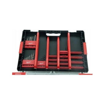 MILWAUKEE ZESTAW WERTEŁ I BITÓW W WALIZCE- 100 ELEMENTÓW